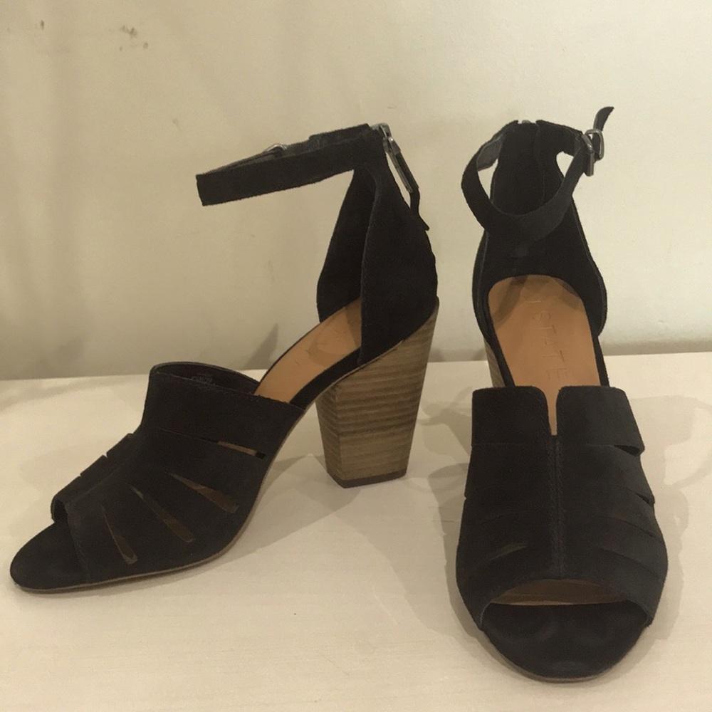 1. State | Nallay Suede Block Heel Sandals